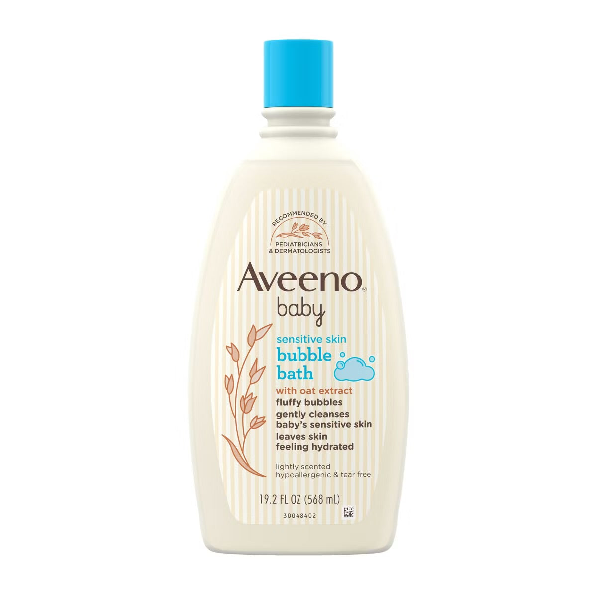Aveeno baby sensitive skin bubble bath