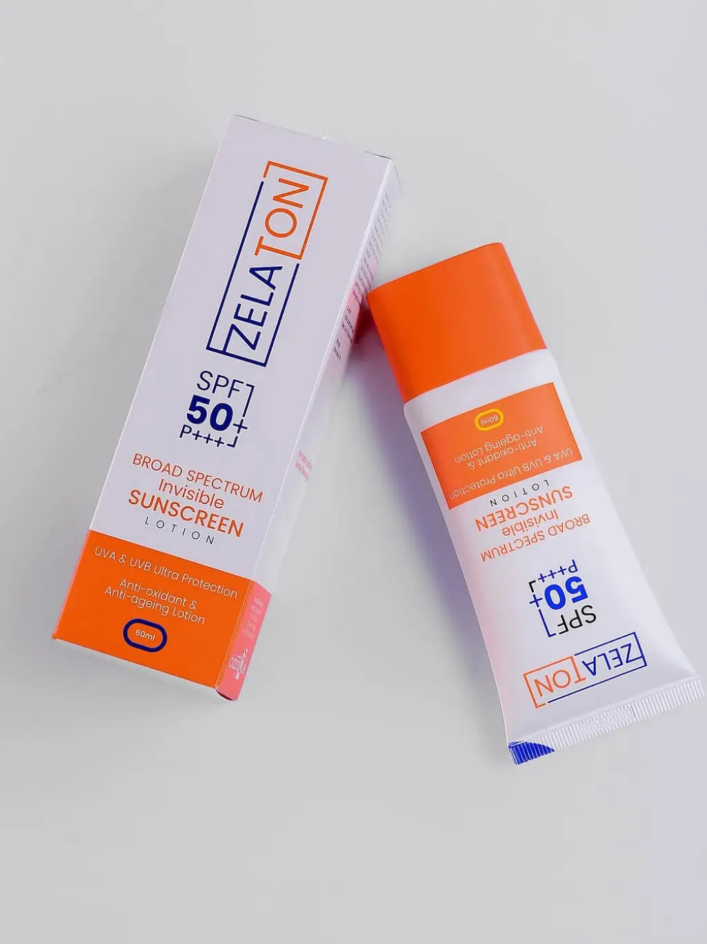 Zelaton SPF 50 Sunscreen Lotion – 60ml