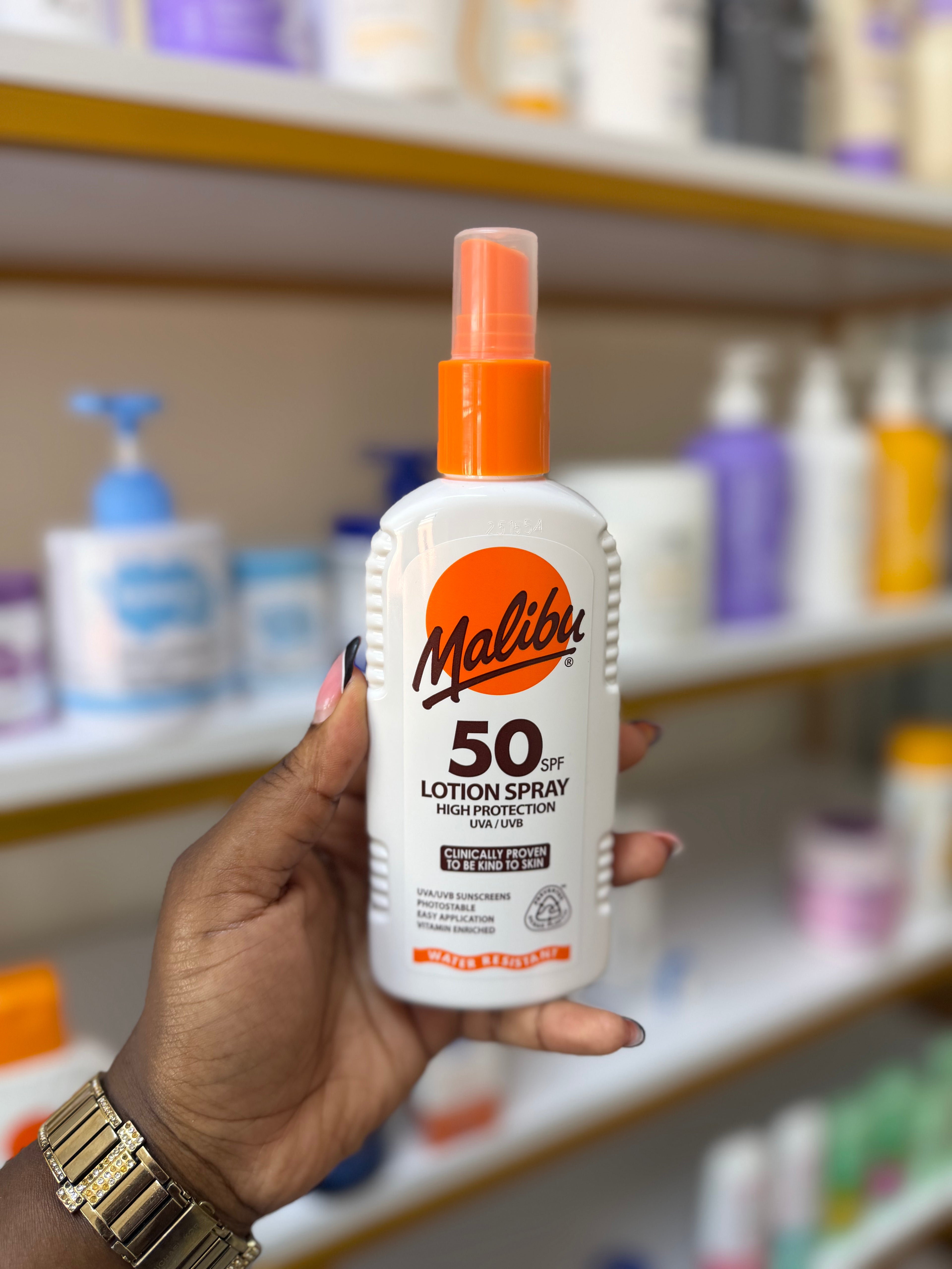 Malibu spf50 lotion spray 200ml