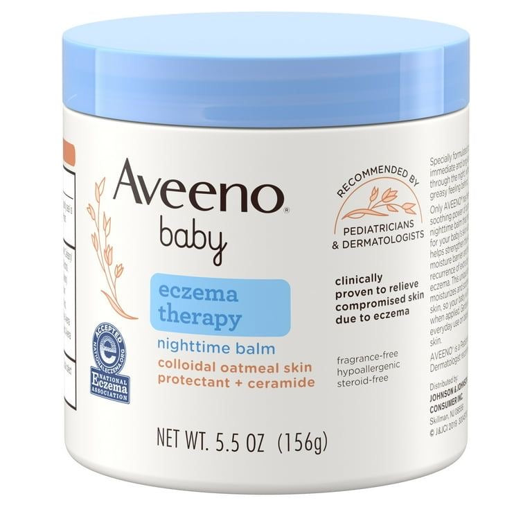 Aveeno baby eczema therapy night time balm 312g