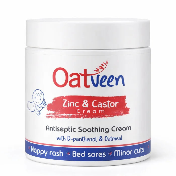 Oatveen zinc and castor oil cream 225g