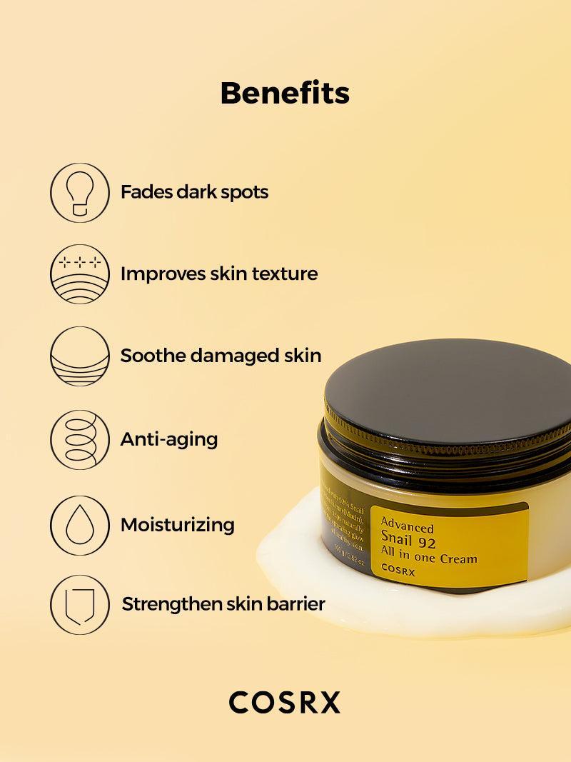 COSRX ADVANCED SNAIL 92 ALL IN ONE CREAM - TUB 100G